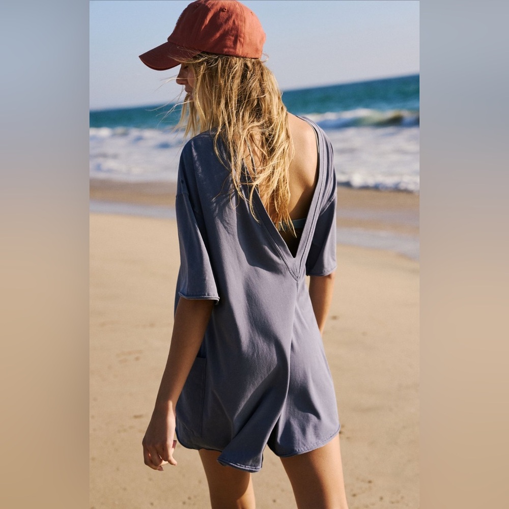 Free People Movement Hot Shot Tee Romper - Picture 3 of 11